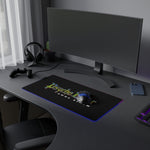 Psycho Diver: Soul Siren 1997 Gaming LED Mouse Pad  RGB Cyberpunk Anime Desk Mat Retro Gaming Accessory  RetroPunkDesign - Retro Punk Design 