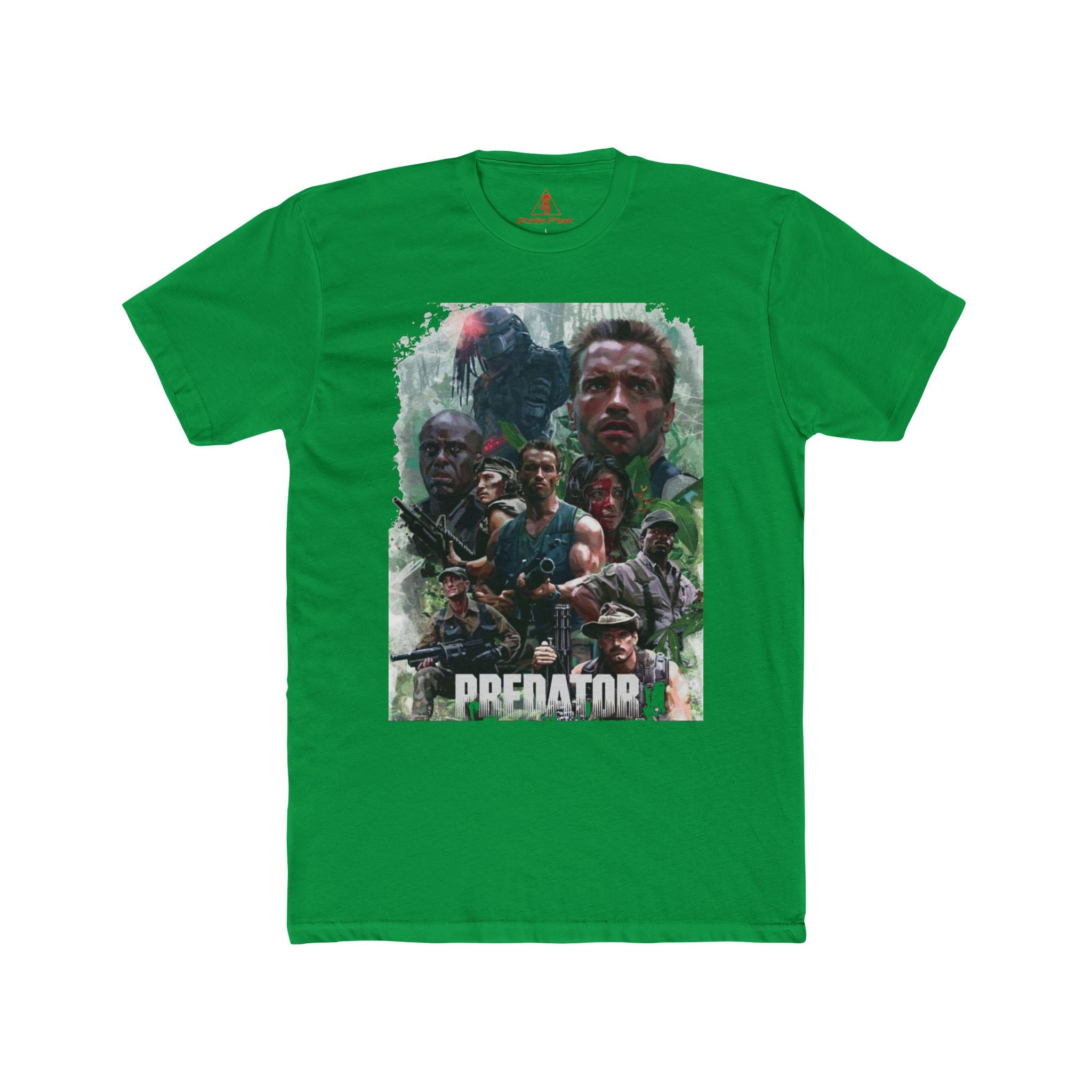 Predator 1987 Arnold Schwarzenegger Graphic T-Shirt | Retro Sci-Fi Action Movie Tee | RetroPunkDesign