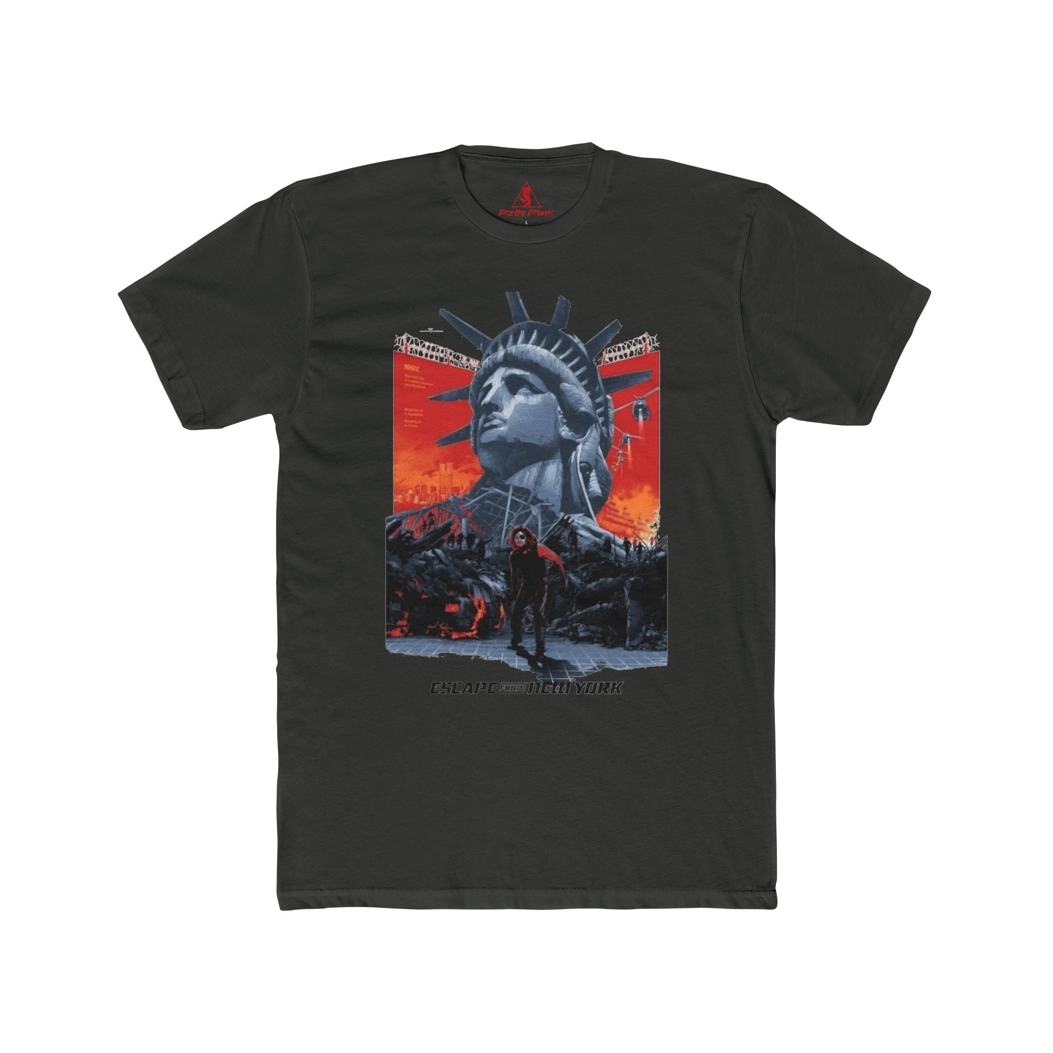 Escape From New York Kurt Russell Snake Plissken Graphic T-Shirt  1981 Sci-Fi Action Movie Tee  RetroPunkDesign