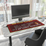 Wolfenstein 3D LED Gaming Mouse MatWolfenstein 3D LED Gaming Mouse Mat  RGB Retro PC Gaming Desk Pad  Classic FPS Accessory RetroPunkDesign - Retro Punk Design 