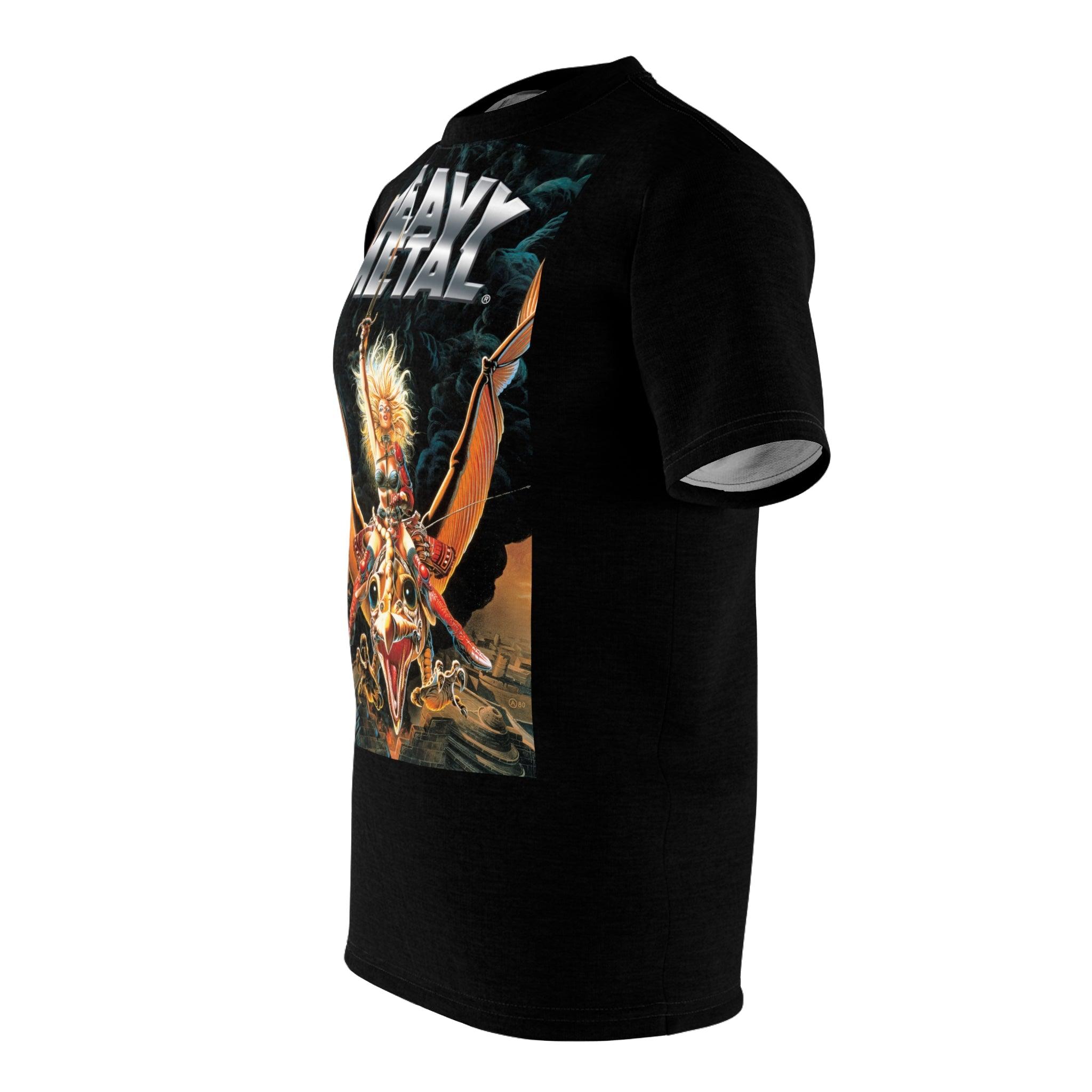 Heavy Metal Graphic Tee - Retro Punk Design 