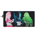 Grand Theft Auto Vice City LED Gaming Mouse Mat  RGB Retro 80s Neon Desk Pad  RetroPunkDesign - Retro Punk Design 