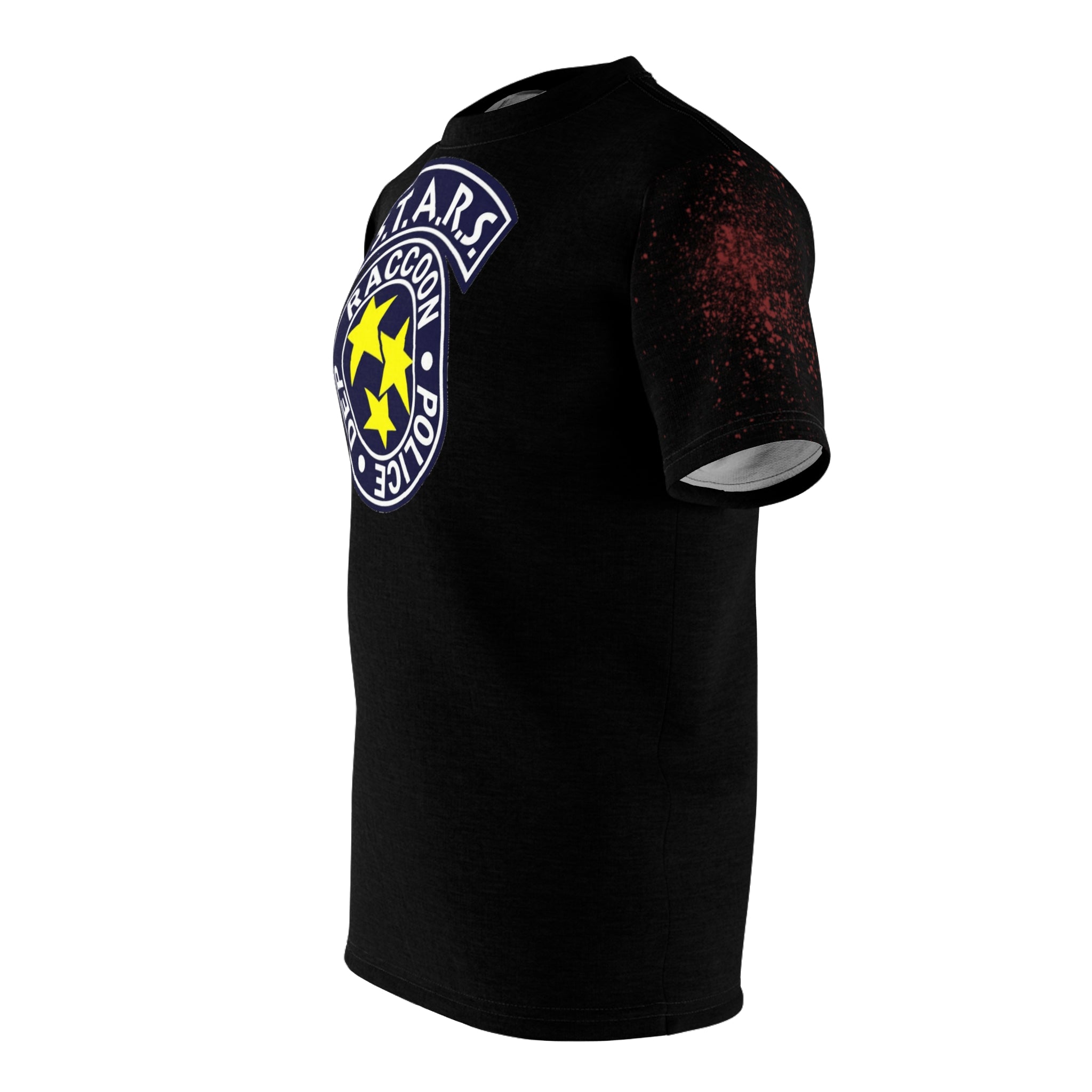 Resident Evil S.T.A.R.S. Graphic T-Shirt | Raccoon City Elite Unit Polyester Tee | RetroPunkDesign - Retro Punk Design 