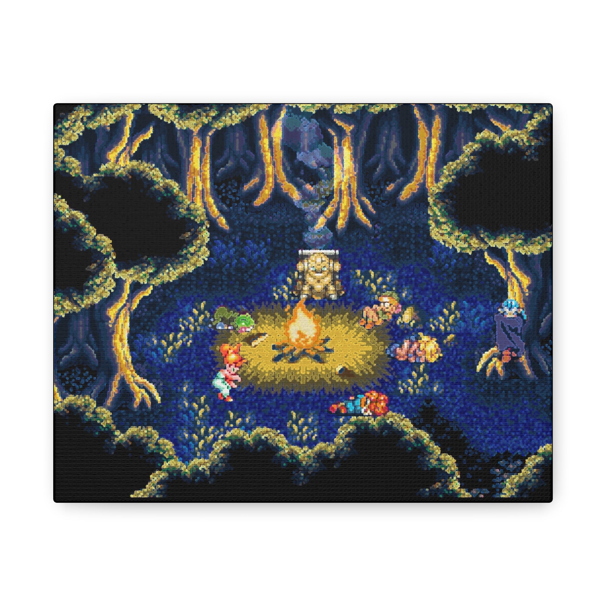 Chrono Trigger Fionas Forest  Canvas Art Print - Retro Punk Design 