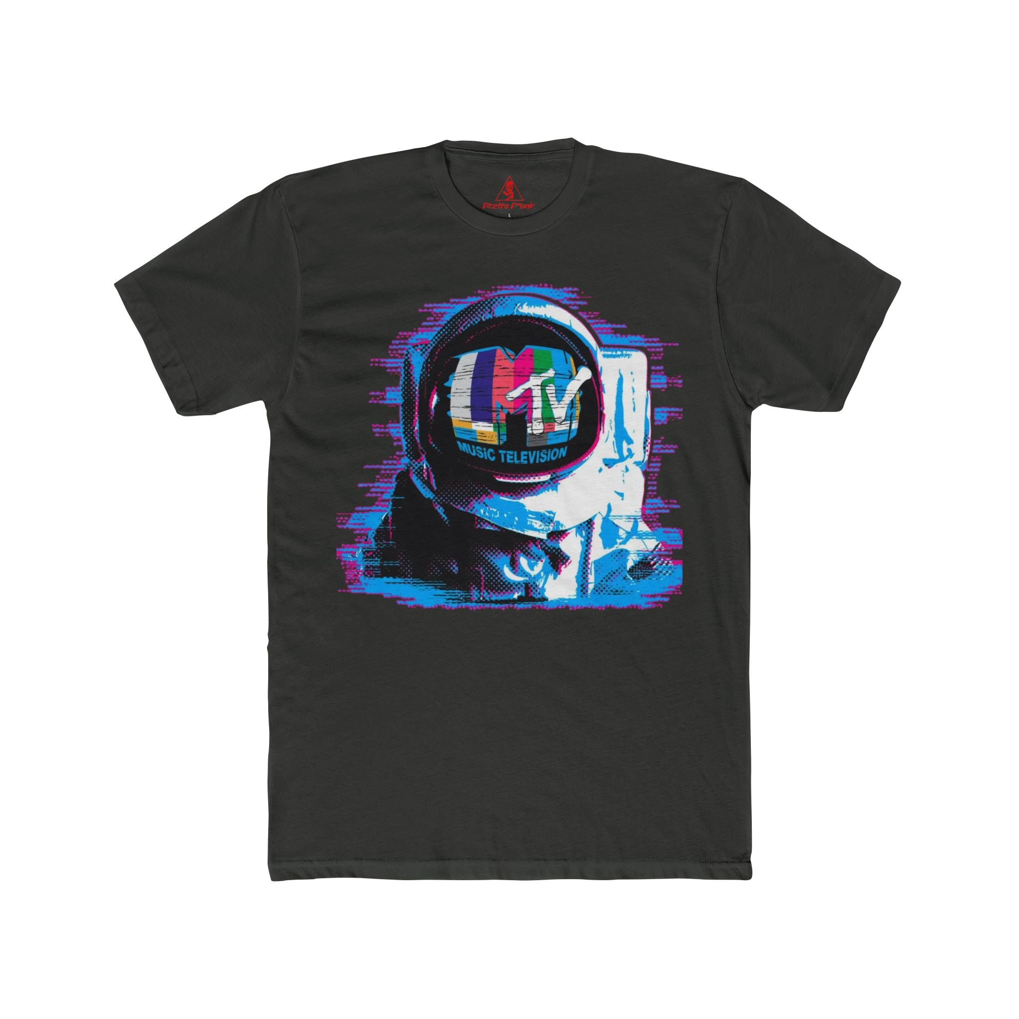 MTV Vintage 80’s Moon Man Graphic T-Shirt  Retro Music TV Tee  1980s Pop Culture Apparel  RetroPunkDesign