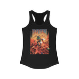 Doom Women’s Racerback Tank Top | Retro FPS Hellfire Gamer Tank | RetroPunkDesign