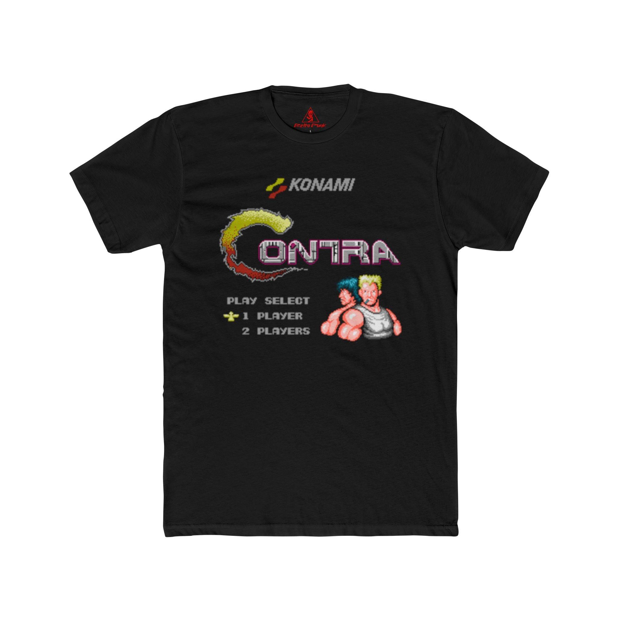 Contra Graphic Tee - Retro Punk Design 