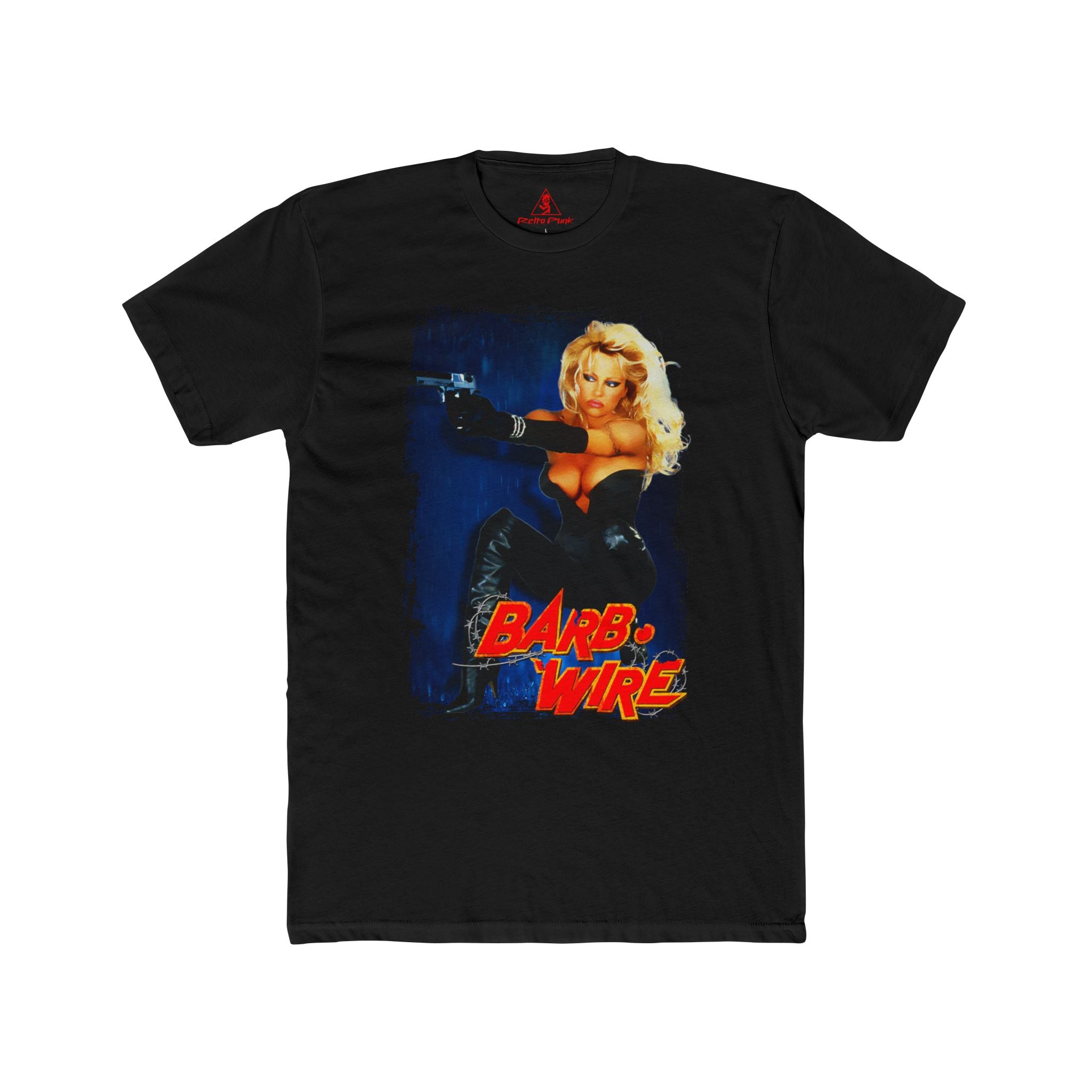 Barb Wire 1996 Pamela Anderson Graphic T-Shirt  90s Action Movie Tee  RetroPunkDesign