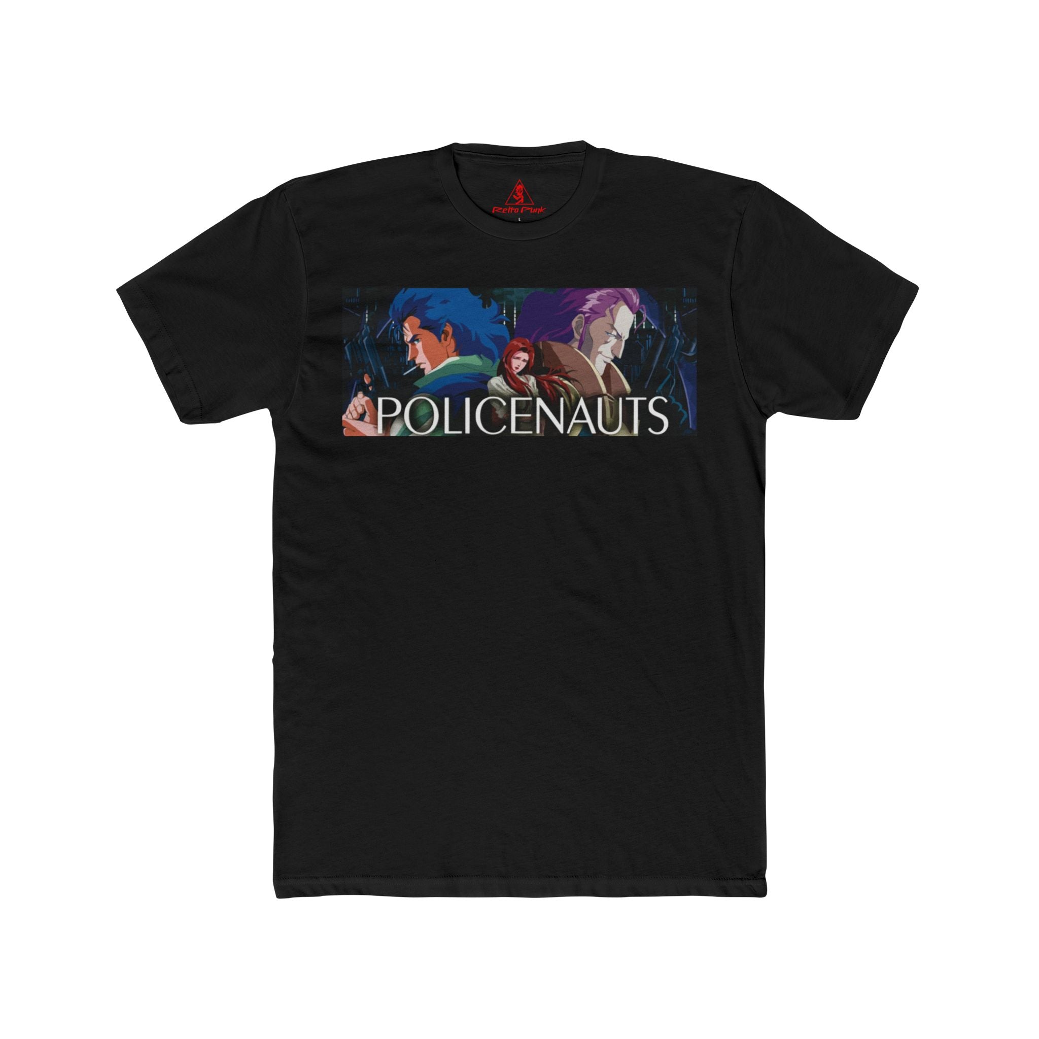 Policenauts Graphic T-Shirt | Hideo Kojima Retro Anime Sci-Fi Tee | RetroPunkDesign