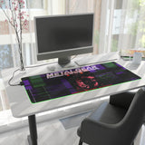 Metal Gear Solid LED Gaming Mouse Pad | Retro Stealth Action RGB Desk Mat | RetroPunkDesign - Retro Punk Design 