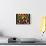 Chrono Trigger Magus Battle Stained Glass Canvas Art Print | RPG Wall Decor | 100% Cotton Canvas