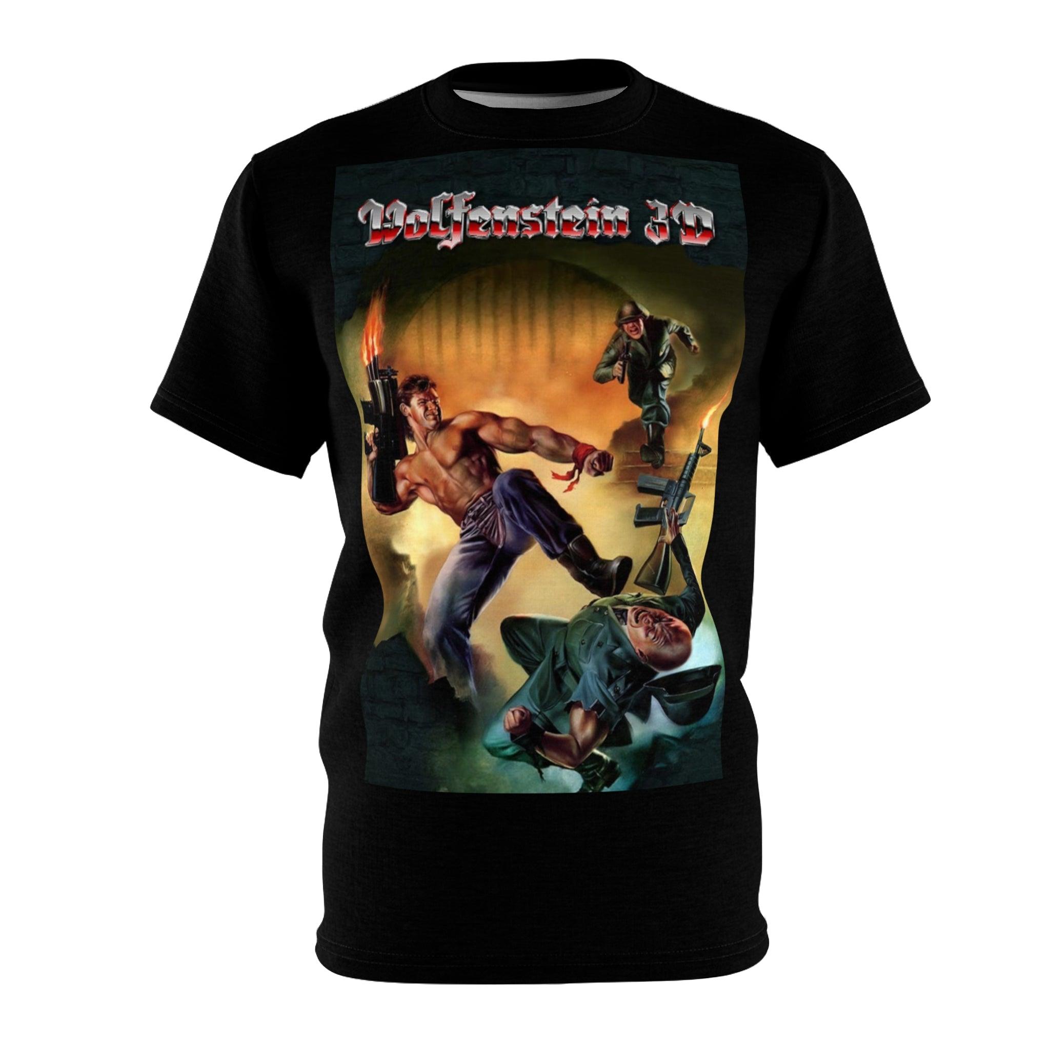 Wolfenstein 3D Graphic T-Shirt - Retro Punk Design 