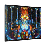 Chrono Trigger Black Omen Canvas Art Print | Retro RPG Wall Art | 100% Cotton Canvas