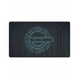 RetroPunkDesign Ghost in the Shell Stand Alone Complex Laughing Man Desk Mat Cyberpunk Anime Pad