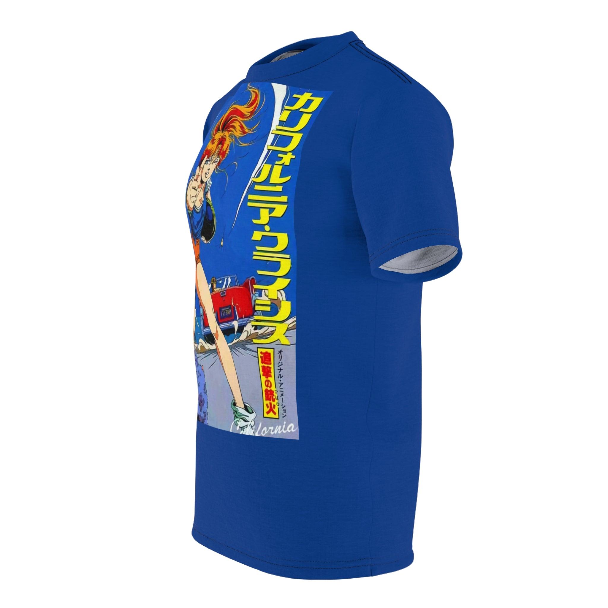 California Crisis Graphic Tee - Retro Punk Design 