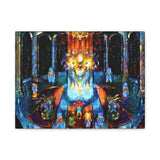 Chrono Trigger Black Omen Canvas Art Print | Retro RPG Wall Art | 100% Cotton Canvas