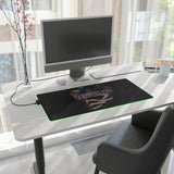 Resident Evil 2 LED Gaming Mouse Mat  RGB Desk Pad  Survival Horror Game Accessory  RetroPunkDesign - Retro Punk Design 