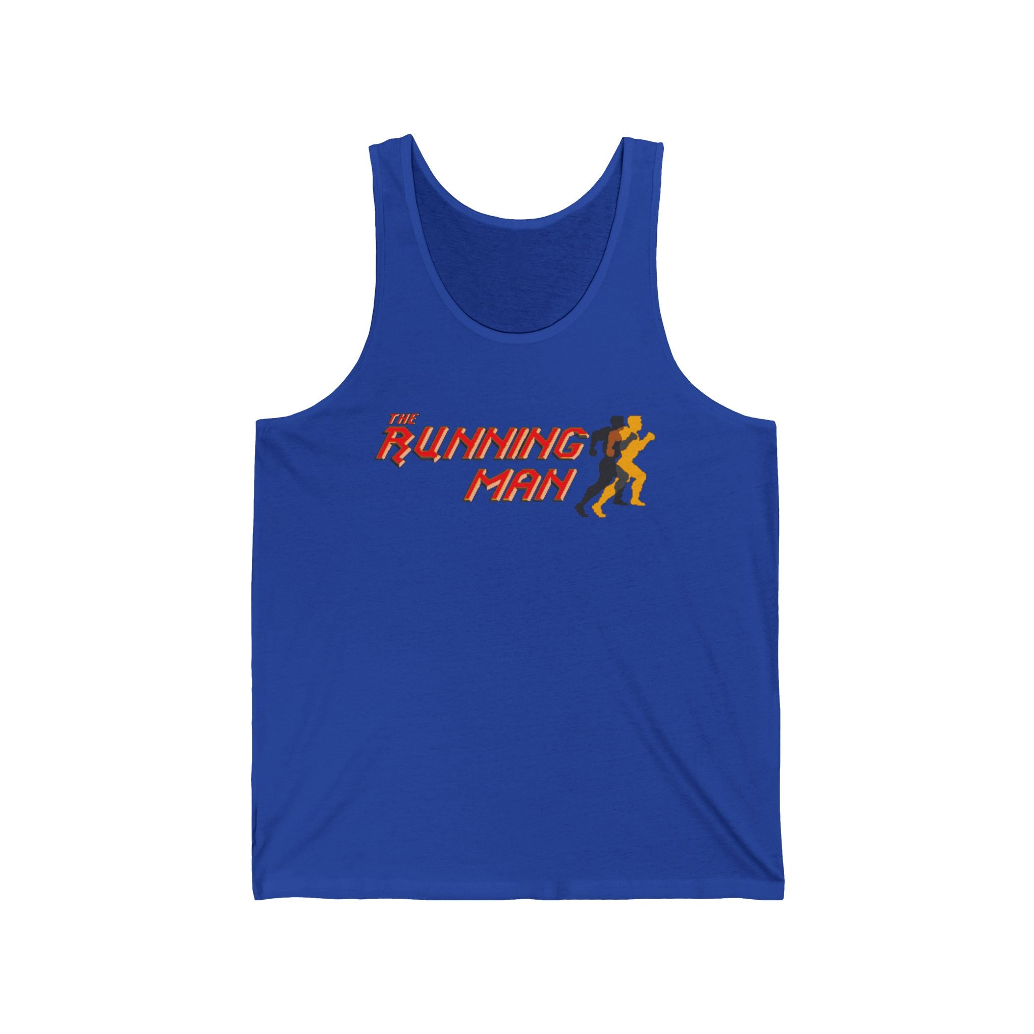 The Running Man 1987 ICS Tank Top | Arnold Schwarzenegger Retro Action Tee | RetroPunkDesign
