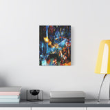 RetroPunkDesign Final Fantasy VII 1997 Canvas Art Print Retro JRPG PlayStation Wall Decor