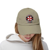 Resident Evil Umbrella Corporation Distressed Cap | Biohazard Horror Hat | RetroPunkDesign - Retro Punk Design 