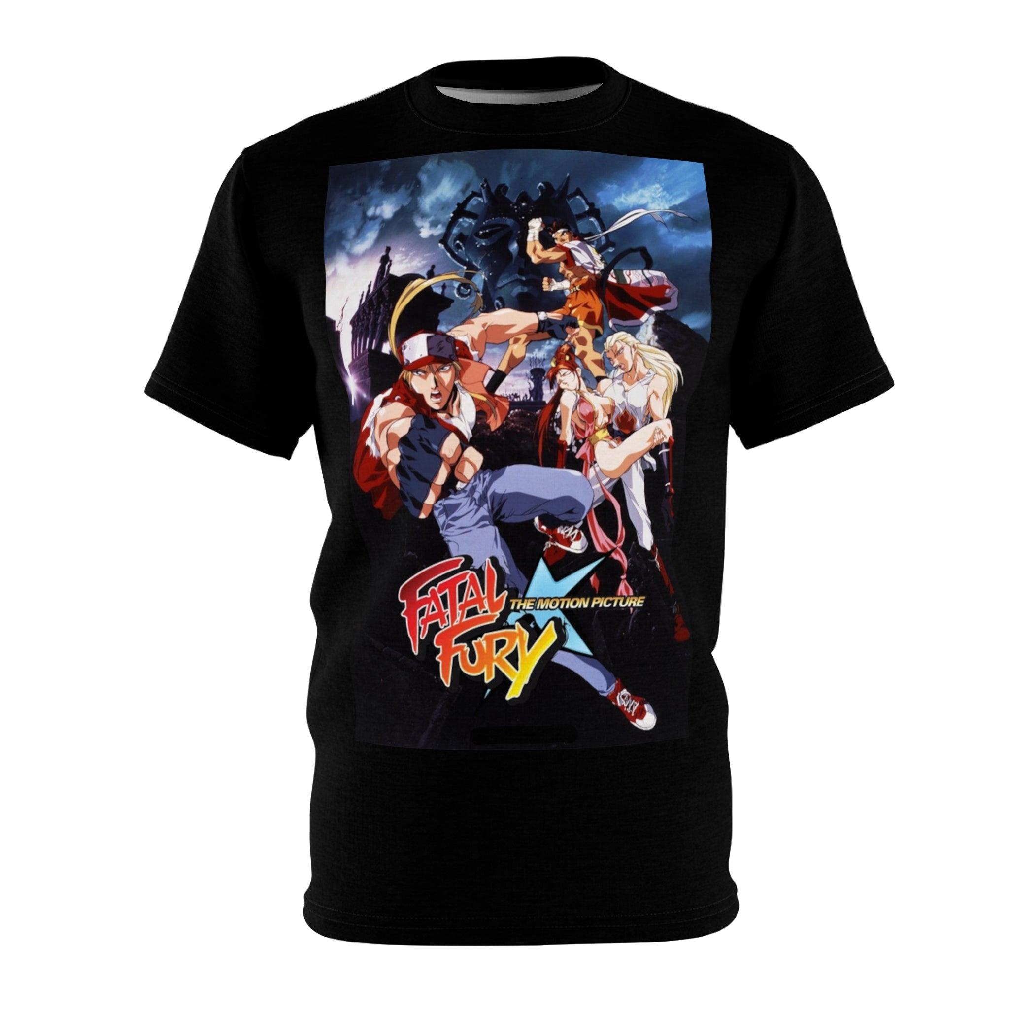 Fatal Fury The Motion Picture Anime Graphic Tee - Retro Punk Design 