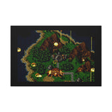 Chrono Trigger Lavos Attack Canvas Art Print | Retro RPG Wall Art | 100% Cotton Canvas