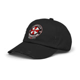 Resident Evil Umbrella Corporation Distressed Cap | Biohazard Horror Hat | RetroPunkDesign - Retro Punk Design 