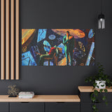 RetroPunkDesign Golgo 13 The Professional Clockmaker Canvas Art Print Anime Noir Wall Decor