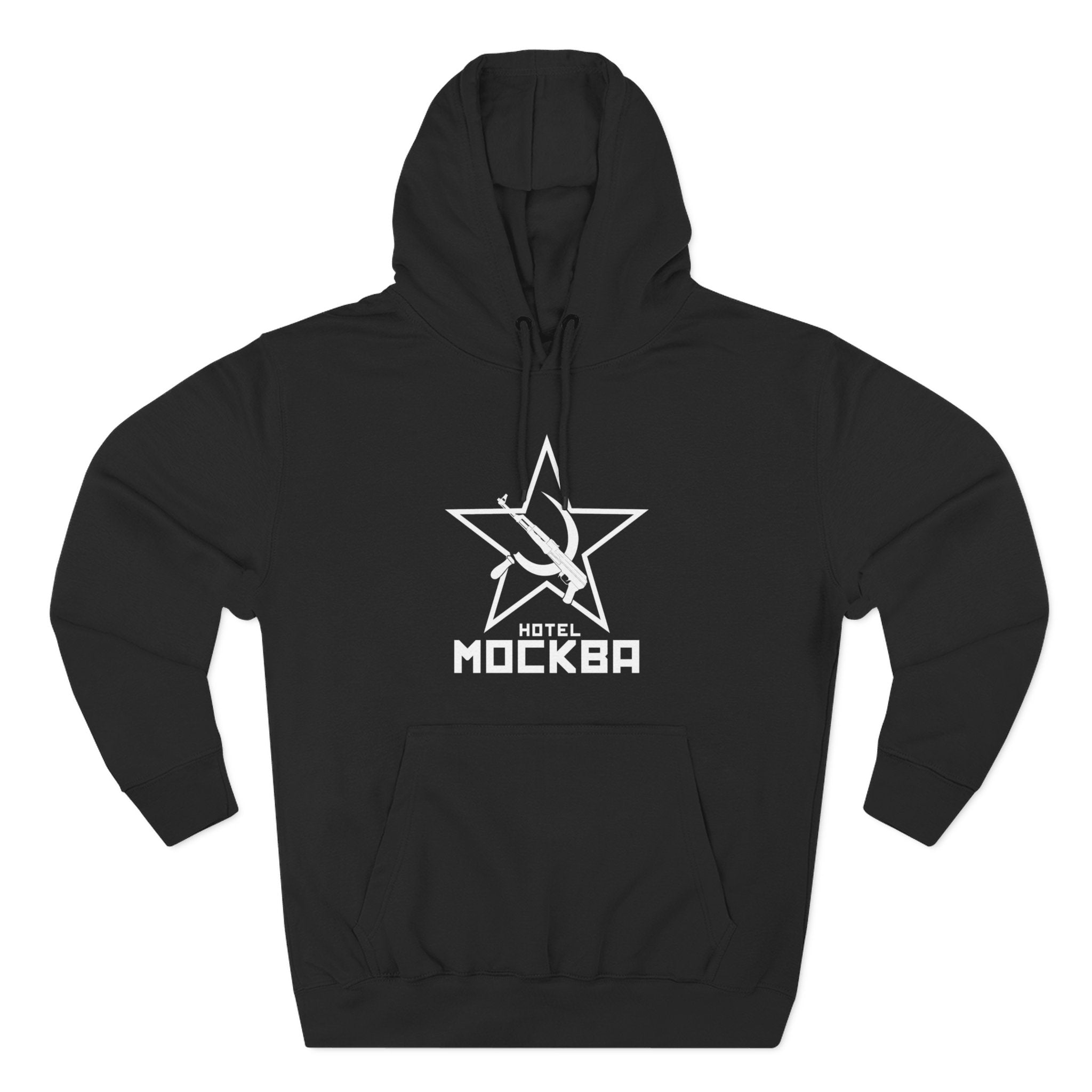 Black Lagoon Hotel Moscow Fleece Hoodie  Anime Streetwear  Retro Action Apparel  RetroPunkDesign