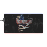 Resident Evil 2 LED Gaming Mouse Mat  RGB Desk Pad  Survival Horror Game Accessory  RetroPunkDesign - Retro Punk Design 