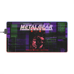 Metal Gear Solid LED Gaming Mouse Pad | Retro Stealth Action RGB Desk Mat | RetroPunkDesign - Retro Punk Design 