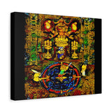 Chrono Trigger Magus Battle Stained Glass Canvas Art Print | RPG Wall Decor | 100% Cotton Canvas