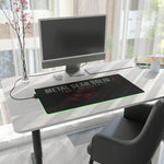 Metal Gear Solid 2 Sons of Liberty Retro Gaming LED Mouse Pad  RGB Desk Mat  Tactical Stealth Game Accessory  RetroPunkDesign - Retro Punk Design 
