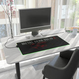 Metal Gear Solid 2 Sons of Liberty Retro Gaming LED Mouse Pad  RGB Desk Mat  Tactical Stealth Game Accessory  RetroPunkDesign - Retro Punk Design 