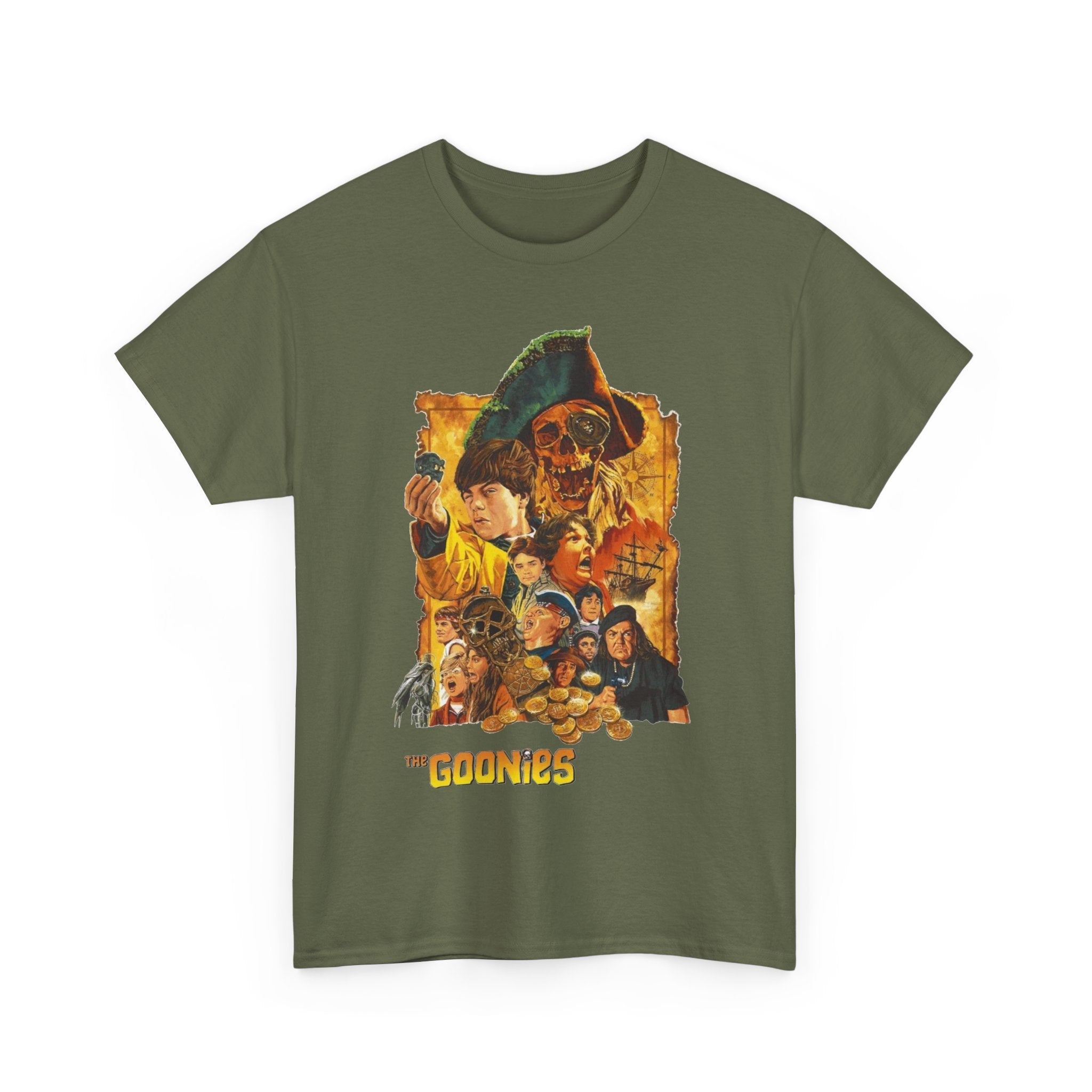 The Goonies Graphic T-Shirt | Retro 80s Adventure Movie Tee | RetroPunkDesign