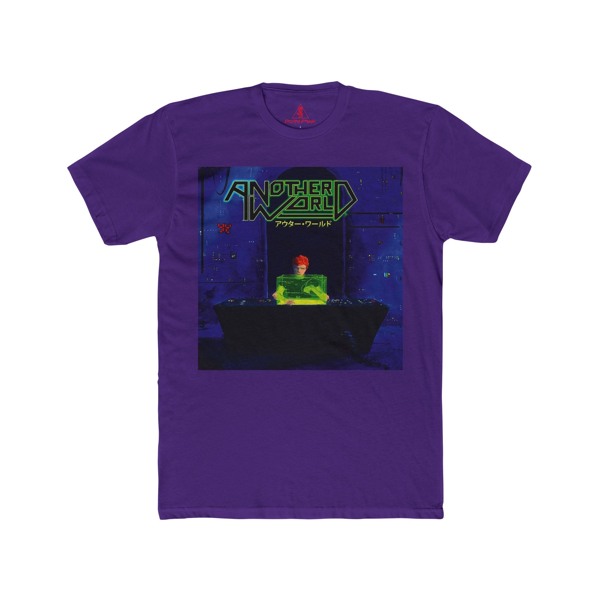 Another World Graphic T-Shirt  Retro Gaming Tee  1991 Cinematic Platformer Shirt