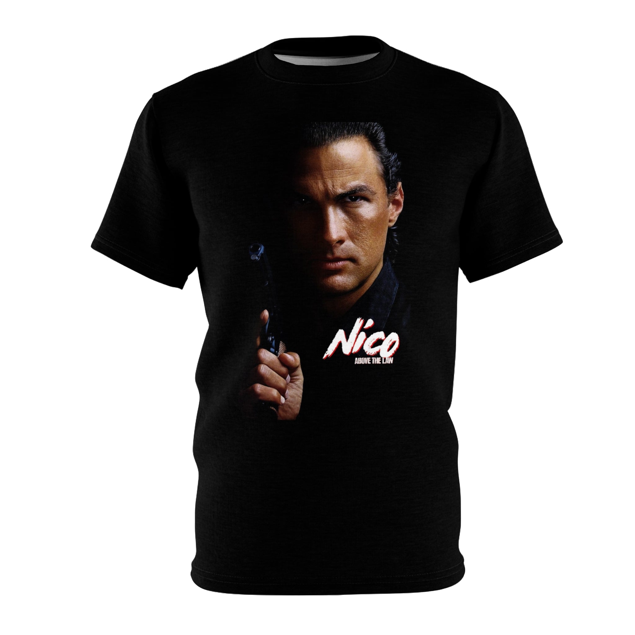Above the Law 1988 Steven Seagal Graphic T-Shirt | Classic 80s Action Movie Tee | RetroPunkDesign