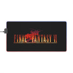 Final Fantasy VI LED Gaming Mouse Pad | Retro JRPG RGB Desk Mat | RetroPunkDesign - Retro Punk Design 