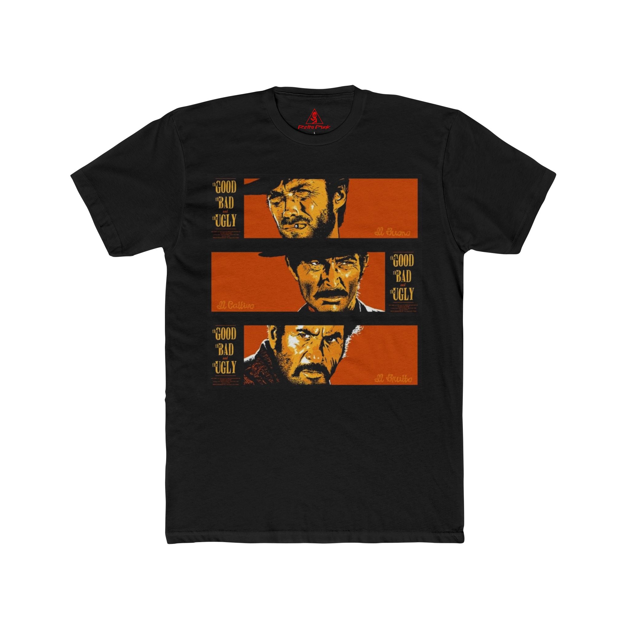 The Good the Bad and the Ugly Graphic T-Shirt Clint Eastwood Western Movie Tee  Classic Film Shirt  RetroPunkDesign