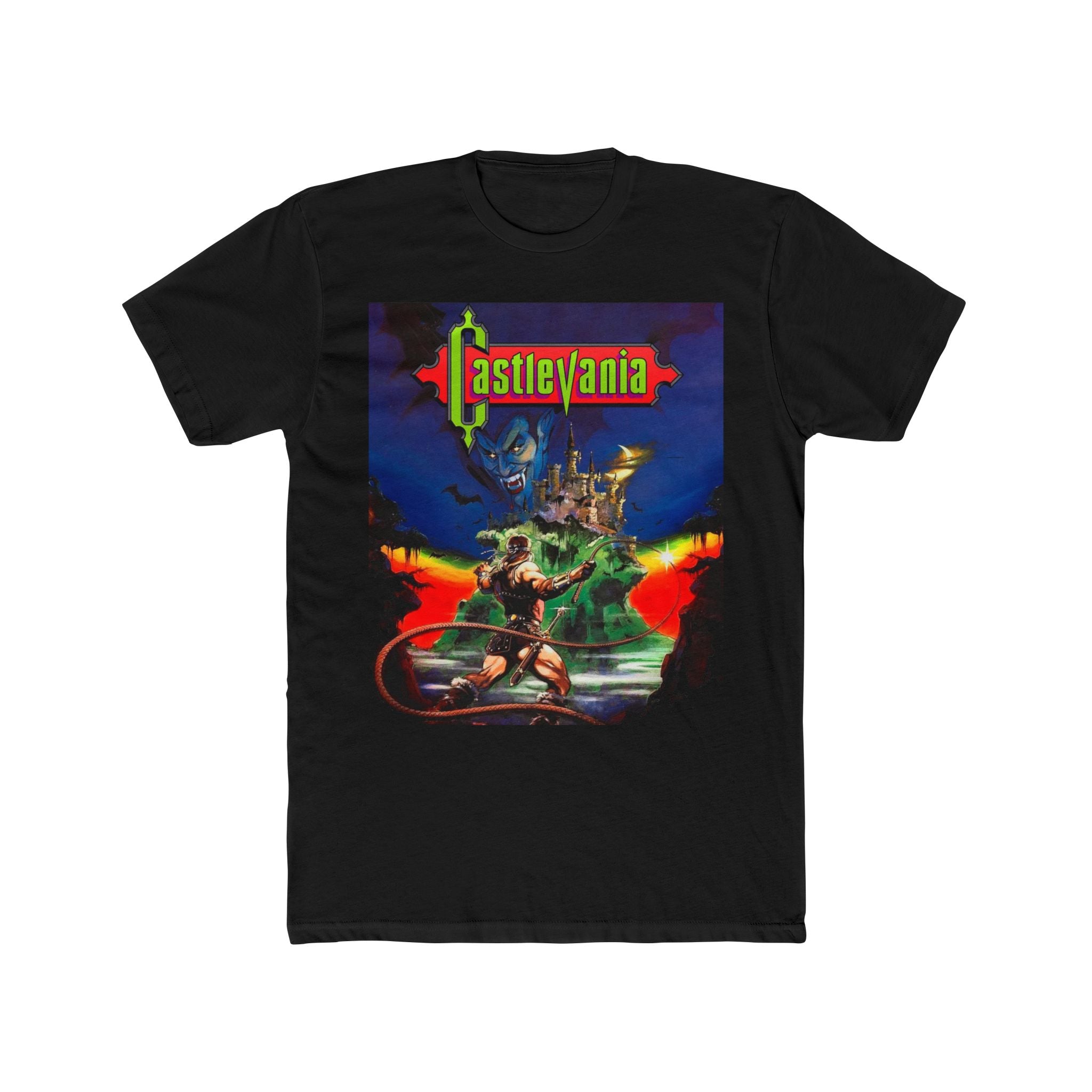 Castlevania Graphic T-Shirt  Retro Gothic Game Tee  Vampire Hunter Classic Gaming Apparel  RetroPunkDesign