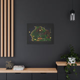 Chrono Trigger Lavos Attack Canvas Art Print | Retro RPG Wall Art | 100% Cotton Canvas
