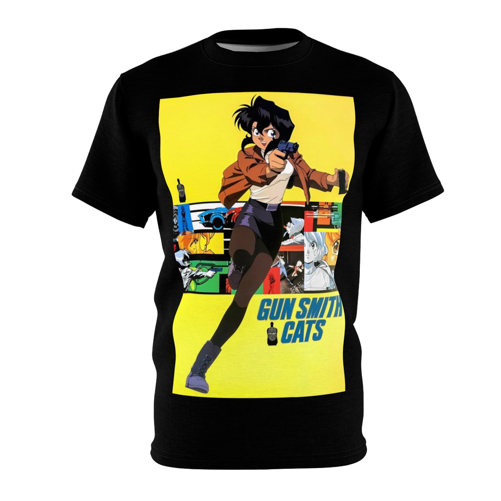 Gun Smith Cats Anime T-Shirt  90s Action Manga Tee  Retro Anime Apparel  RetroPunkDesign