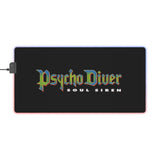 Psycho Diver: Soul Siren 1997 Gaming LED Mouse Pad  RGB Cyberpunk Anime Desk Mat Retro Gaming Accessory  RetroPunkDesign - Retro Punk Design 