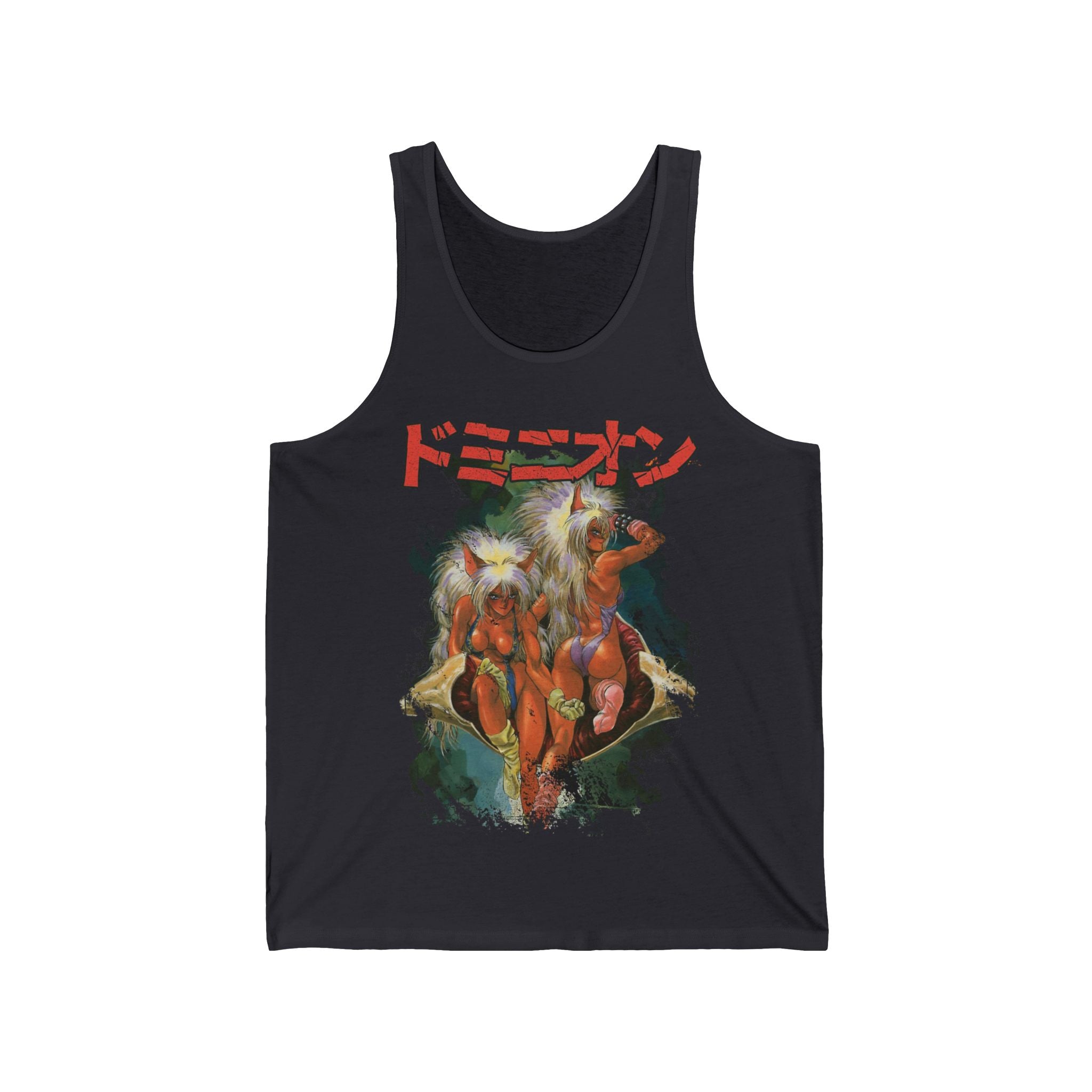 Dominion Tank Police Puma Sisters Tank Top | Retro Anime Streetwear | 80s Cyberpunk Apparel | RetroPunkDesign