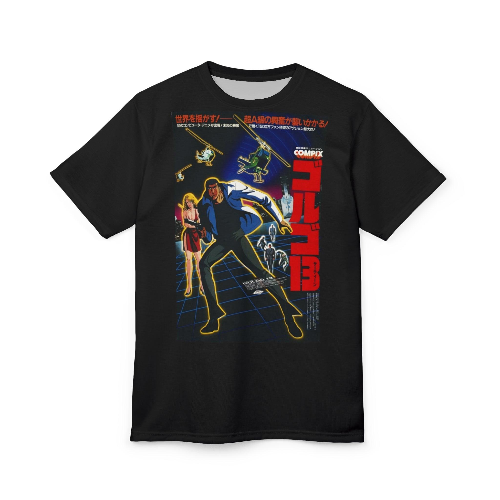 Golgo 13: The Professional Graphic Tee - Retro Punk Design 