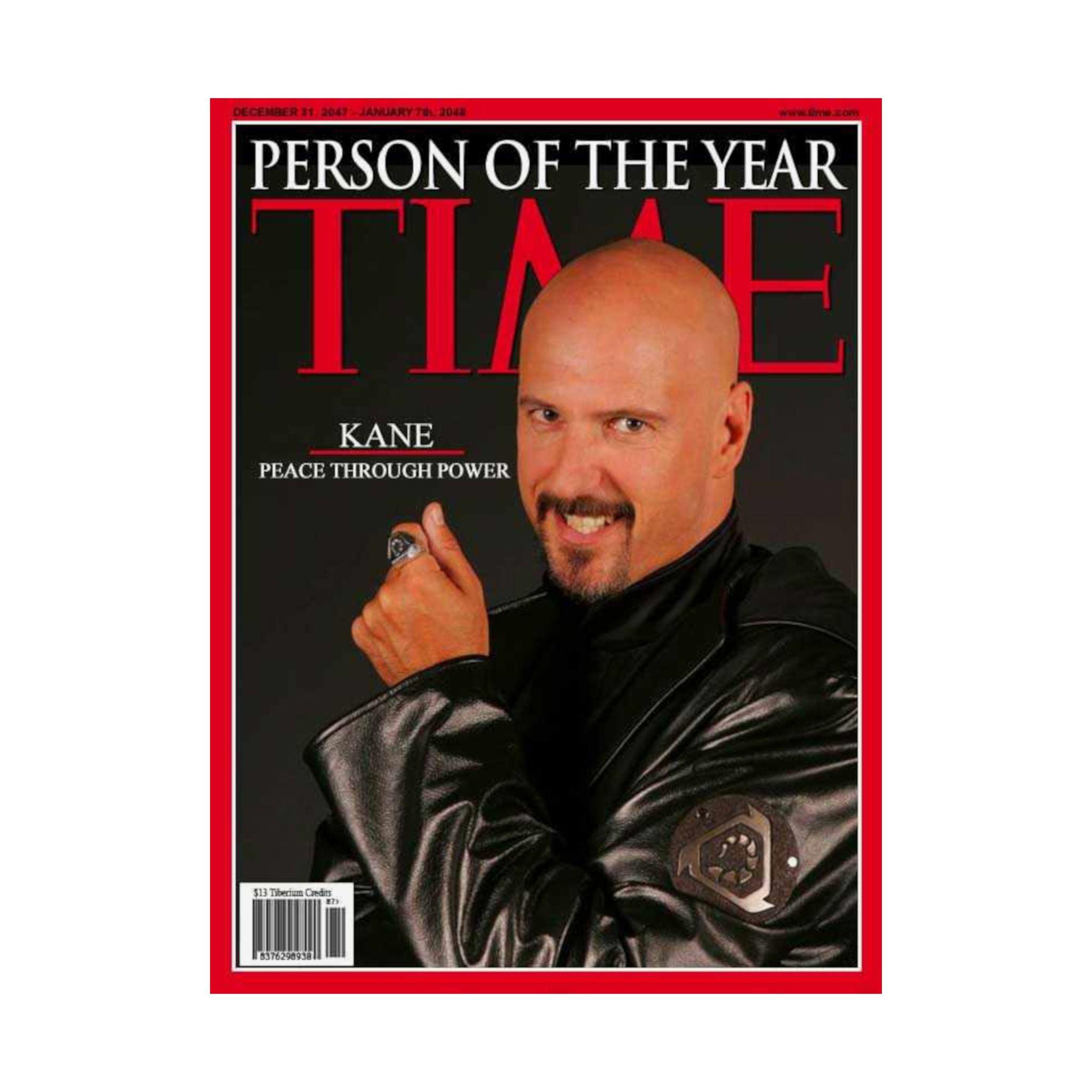 Command & Conquer Kane Time Magazine Person of the Year Retro Poster Art Print Wall Art - Retro Punk Design 