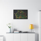 Chrono Trigger Lavos Attack Canvas Art Print | Retro RPG Wall Art | 100% Cotton Canvas