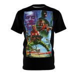 Pierre Kirby American Force 2 Graphic T-Shirt | 80s Action Movie Tee | Polyester Shirt - Retro Punk Design 