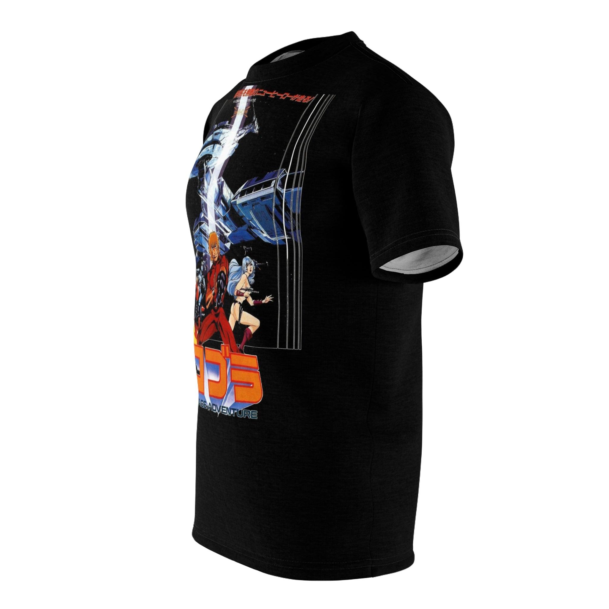 Space Adventure Cobra Anime Graphic Tee - Retro Punk Design 