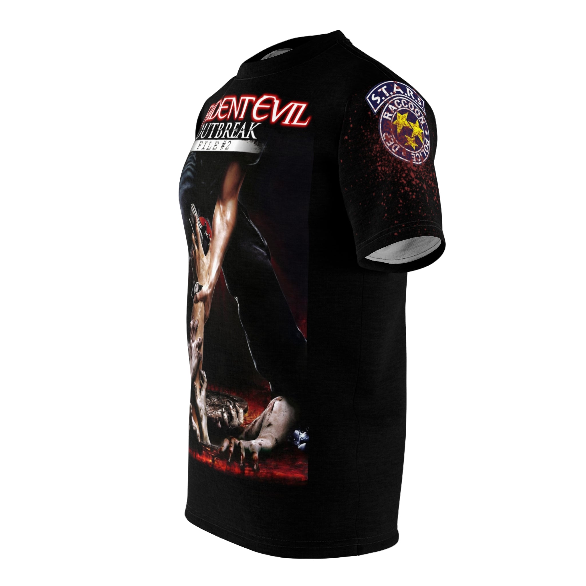 Resident Evil OutBreak Graphic Tee - Retro Punk Design 